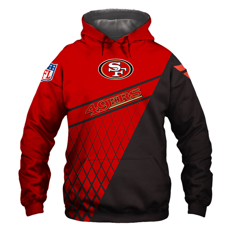 San Francisco 49Ers All Over Print Zip Hoodie Gift For Fan 0