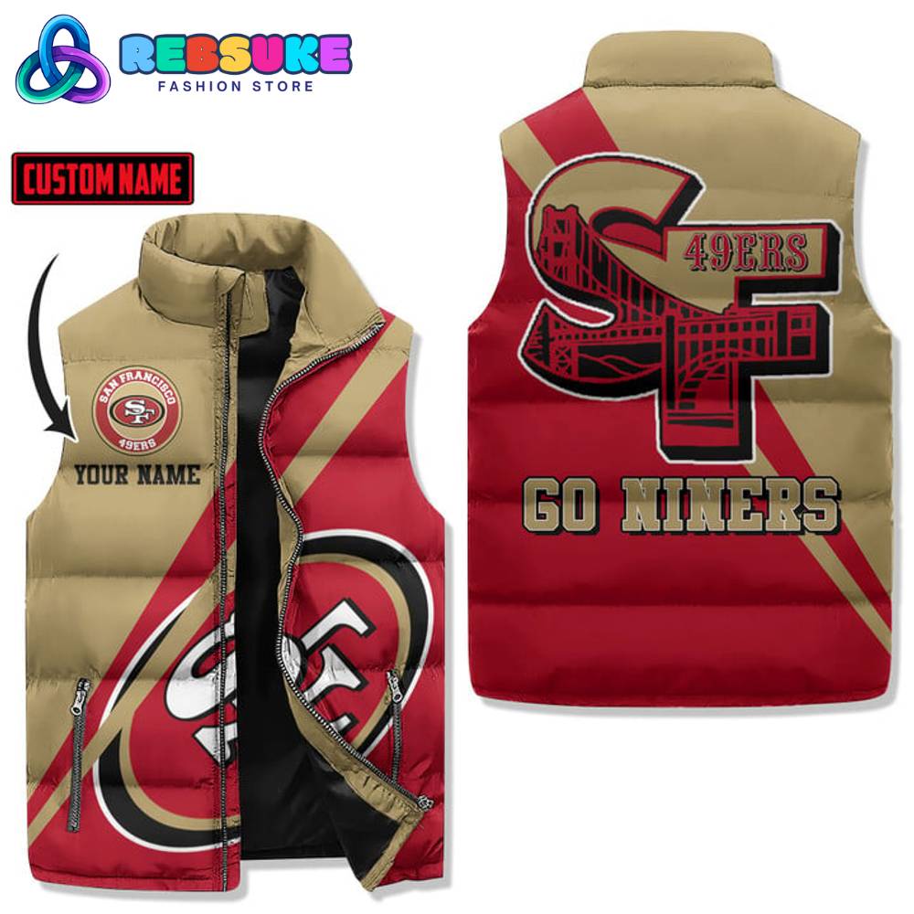 San Francisco 49ers Go Niners Customized Cotton Vest 1