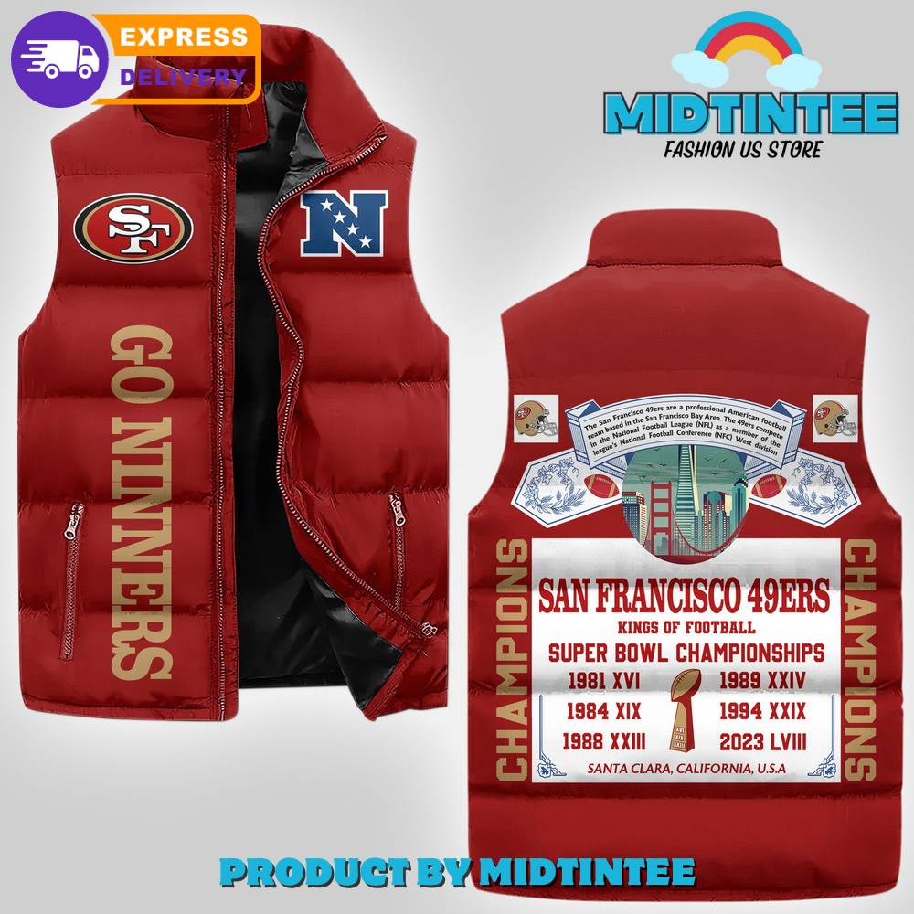 San Francisco 49ers Kings Of Football Super Bowl Championship Cotton Vest 1