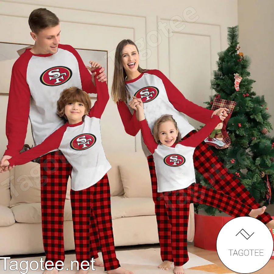 San Francisco 49ers NFL Buffalo Plaid Pajamas Set