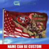 San Francisco 49ers NFL Mascot Slogan American House Garden Flag2B1 4eYjh