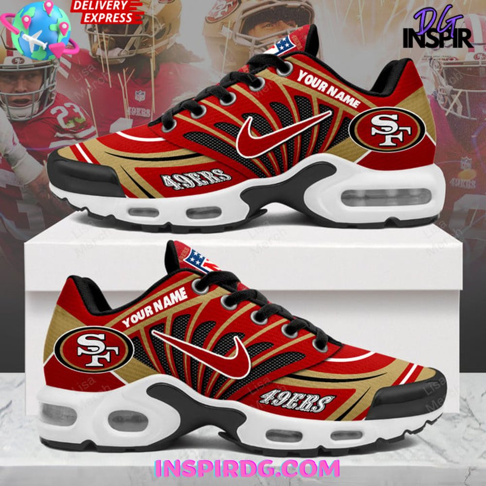 San Francisco 49ers Personalized Nike Air Max Shoes 1