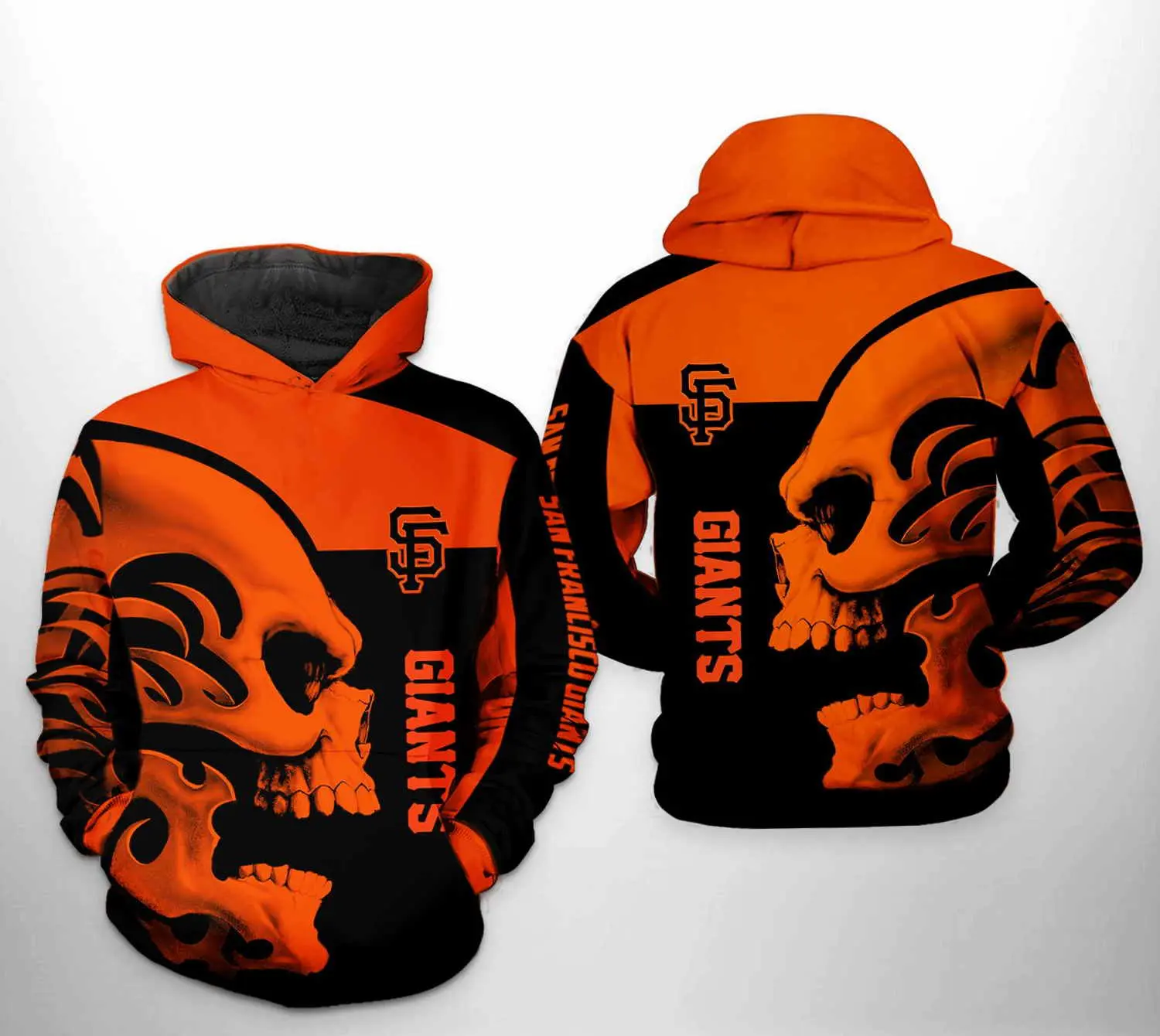 San Francisco Giants MLB All Over Print Zip Up Hoodie 0