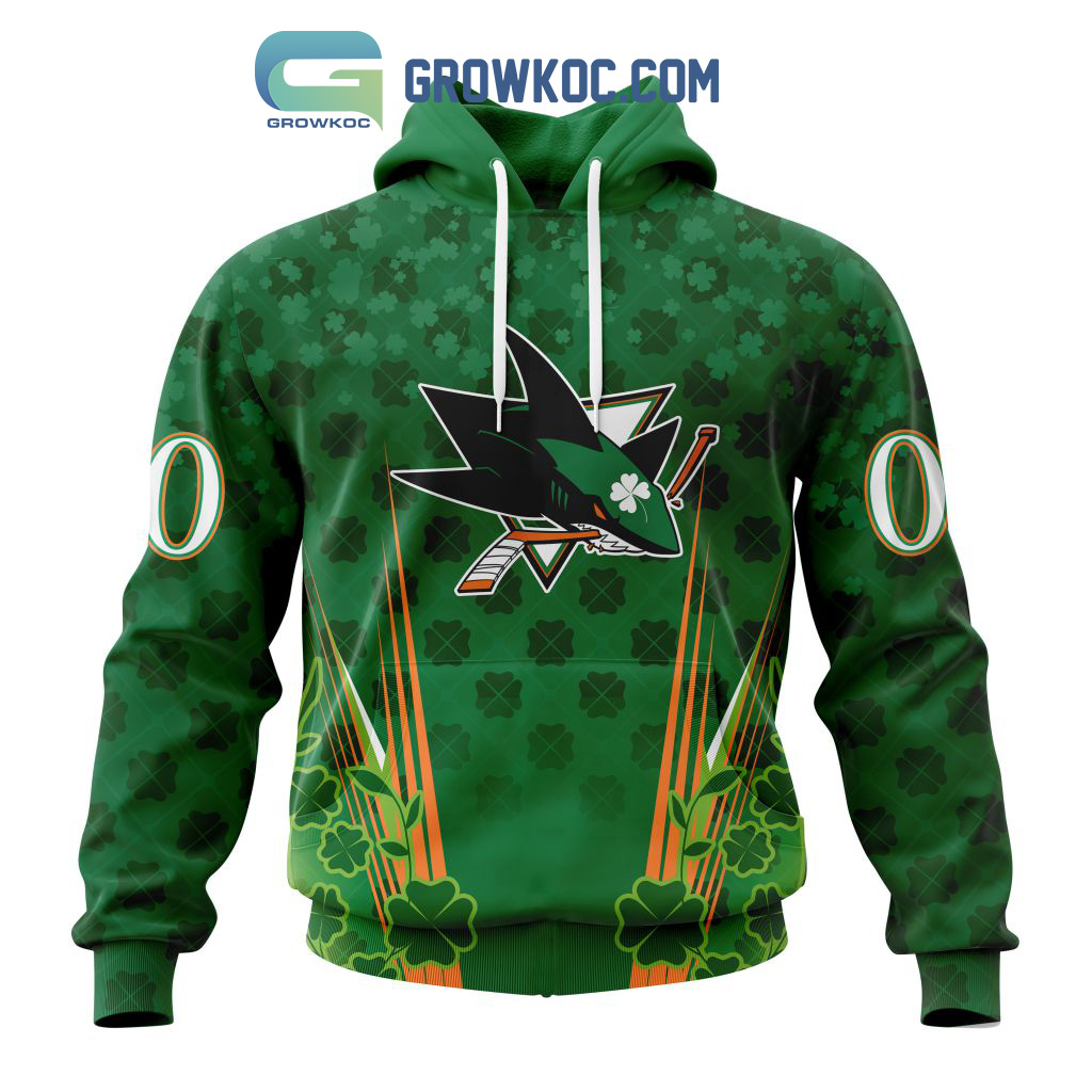 San Jose Sharks St. Patricks Day Personalized Hoodie Shirts2B1 n1ZU0