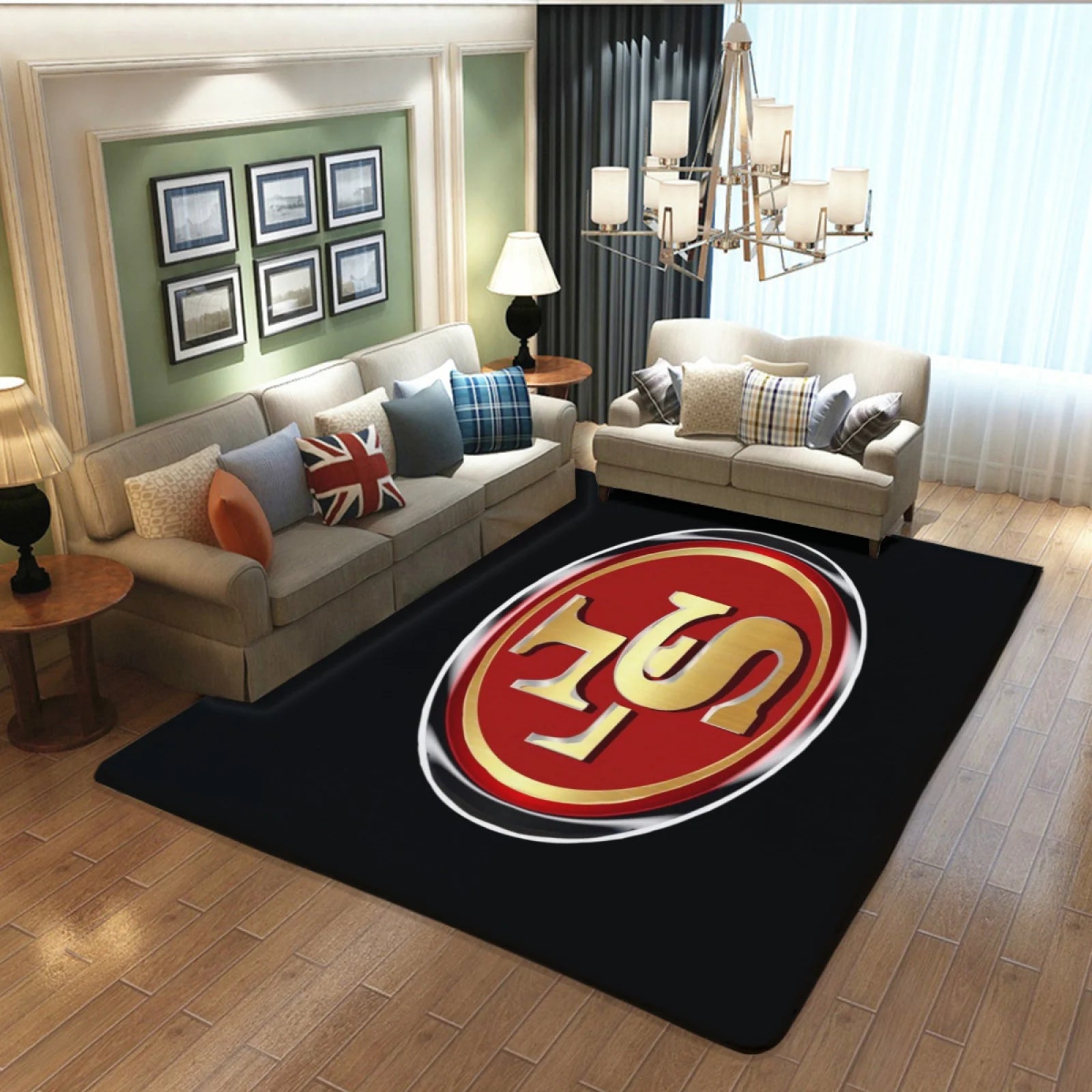 SanFrancisco49ersFootballTeamCarpetLivingRoomBedroomMatsKitchenBathroomRugs 16