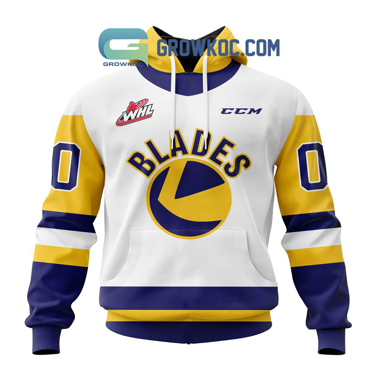 Saskatoon Blades Away Jersey Personalized Hoodie Shirts2B1 PX7fp