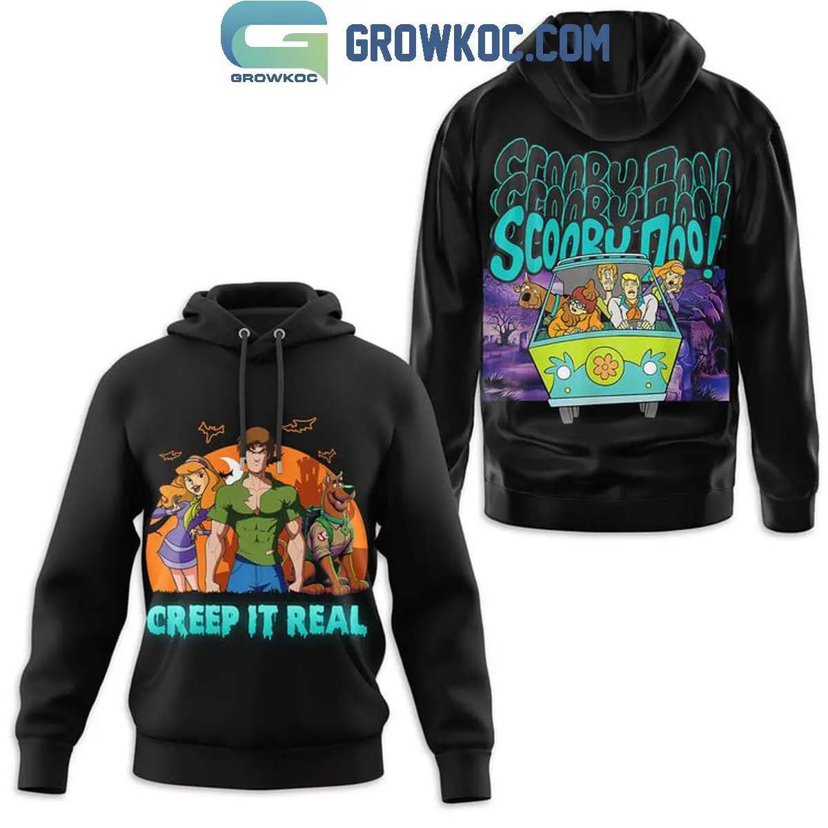 Scooby Doo Creep It Real Hoodie T Shirt 1 gUqD4
