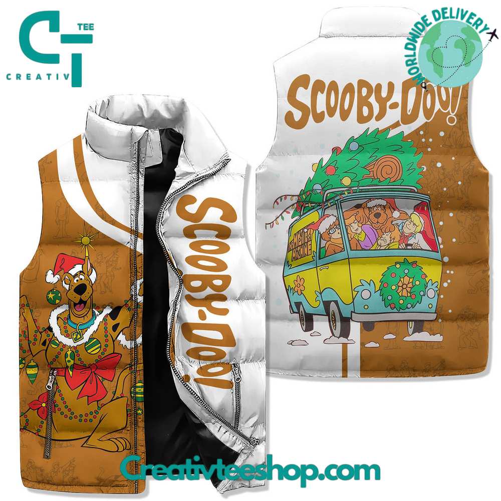 Scooby Doo Trip Sleeveless Puffer Jacket 1