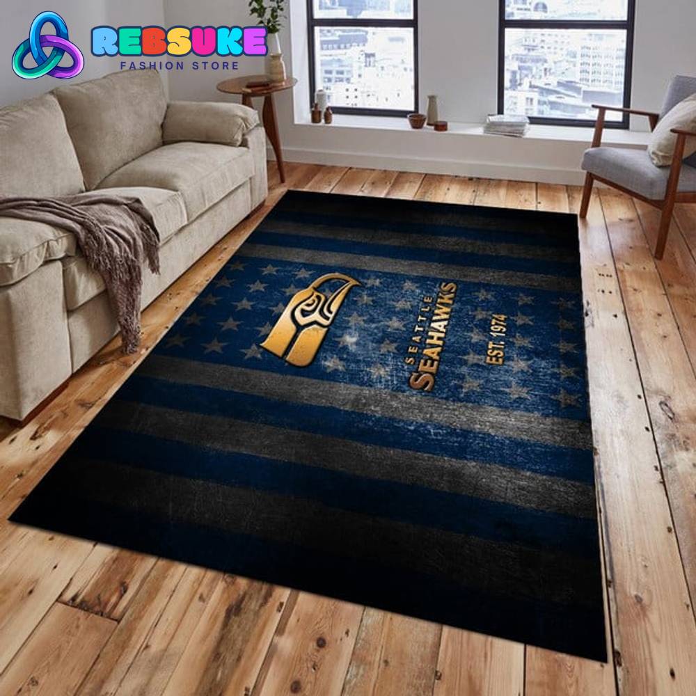 Seattle Seahawks NFL 2024 Rug Carpet 3