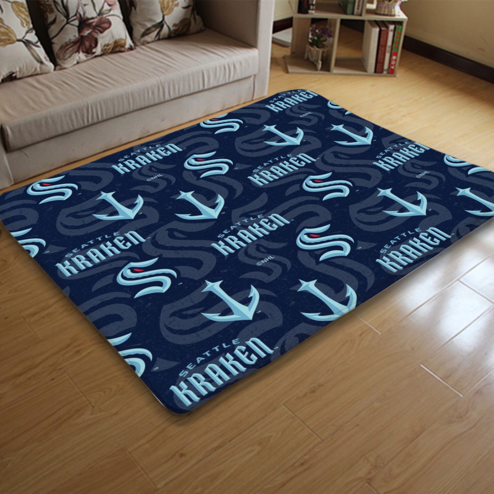 SeattleKrakenHockeyLeagueCarpetLivingRoomBedroomMatsKitchenBathroomRugs 2 63ae07b5 6e4c 4029 9f5f eb0a312705b2