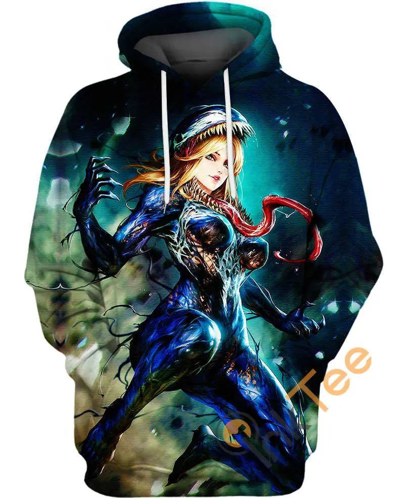 She Venom Custom All Over Print Hoodie 0