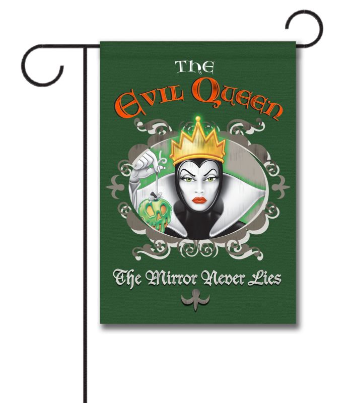 Snow White Evil Queen Garden Flag