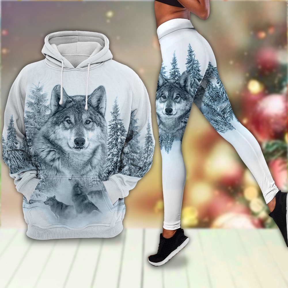 Snow Wolf Native American Hoodie Leggings Set Native American Hoodies Native American Leggings 1 oauofi