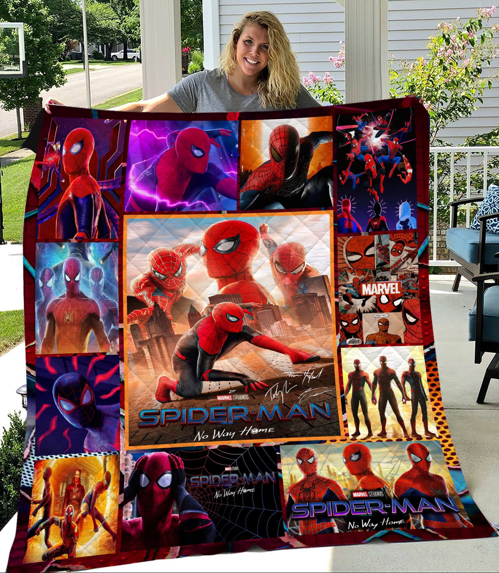 Spider Man No Way Home Quilt Blanket 3512