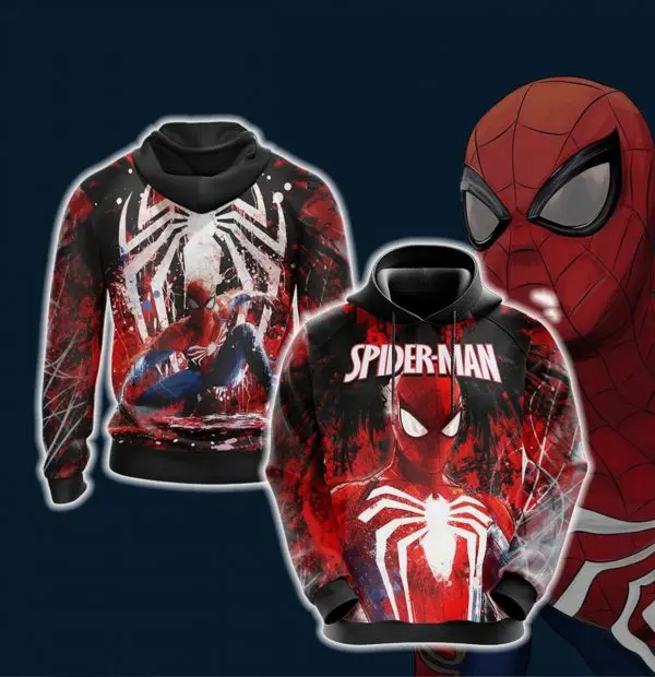 Spider Man2B3D2BHoodie Classic2BT Shirt Sweetdreamfly2BC490EN JVFLC 600x620 1