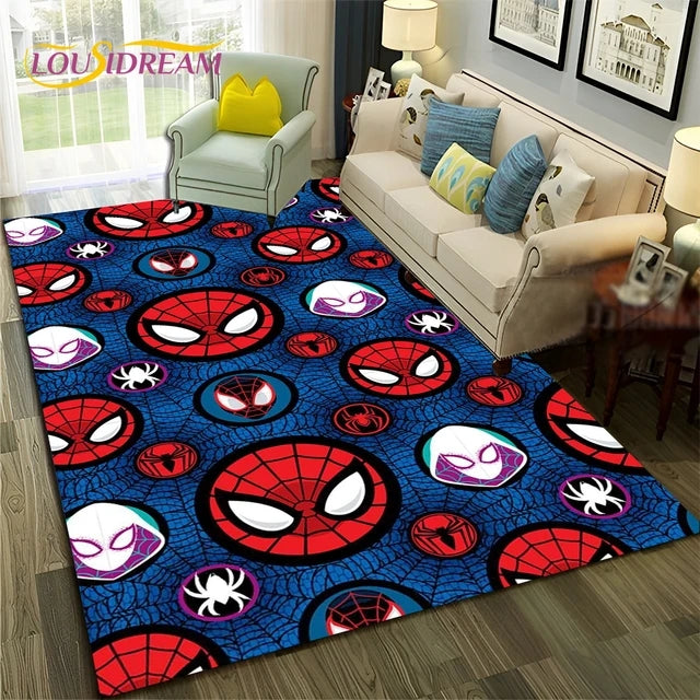 SpiderManIntotheSpiderVerseMilesMoralesCosplayCarpetLivingRoomBedroomBathroomMat 1