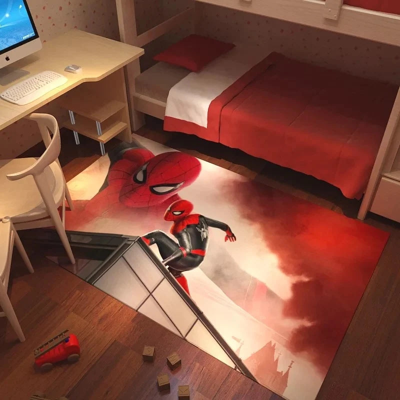 SpiderManIntotheSpiderVerseMilesMoralesCosplayCarpetLivingRoomBedroomBathroomMat 4