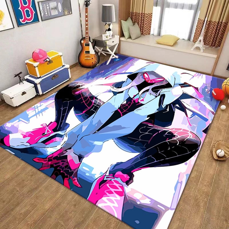 SpidermanGwenStacyCosplayCarpetLivingRoomBedroomSofaRugDoorMat 6