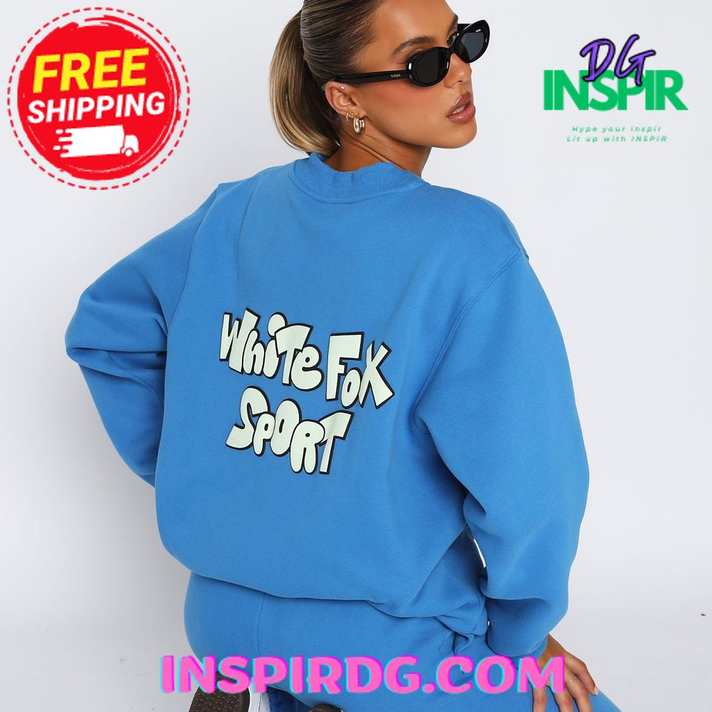 Sports Club Oversized Sweater Azure 5