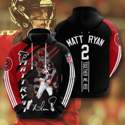 Sports Team Nfl Atlanta Falcons Sport All Over Printed Hoodie Great For Game Day 0