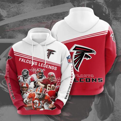 Sports Team Nfl Atlanta Falcons Sport All Over Printed Hoodie Perfect For Cold Weather 0