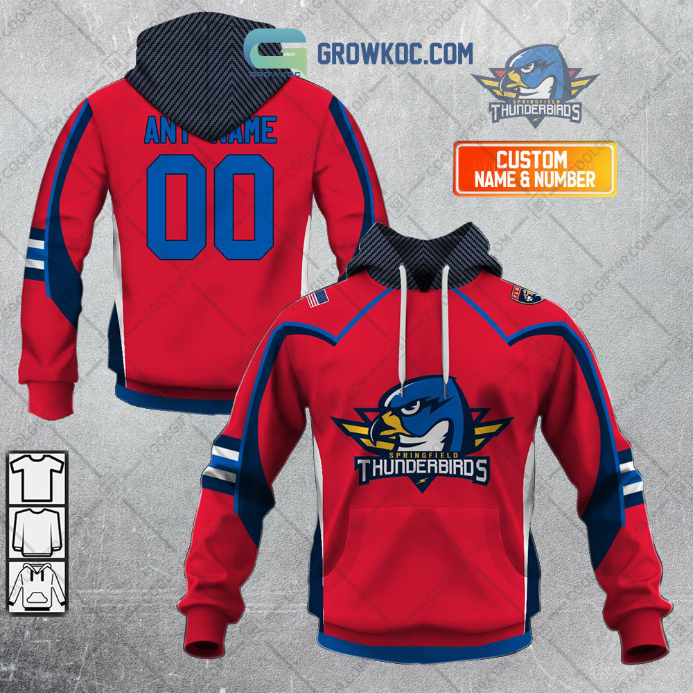 Springfield Thunderbirds Color Fan Personalized Hoodie Shirts2B1 XuJ2g