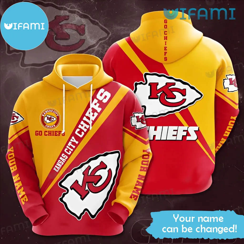 Stand Out in Style with a Kansas City Hoodie 3D Go Chiefs Custom Name 0