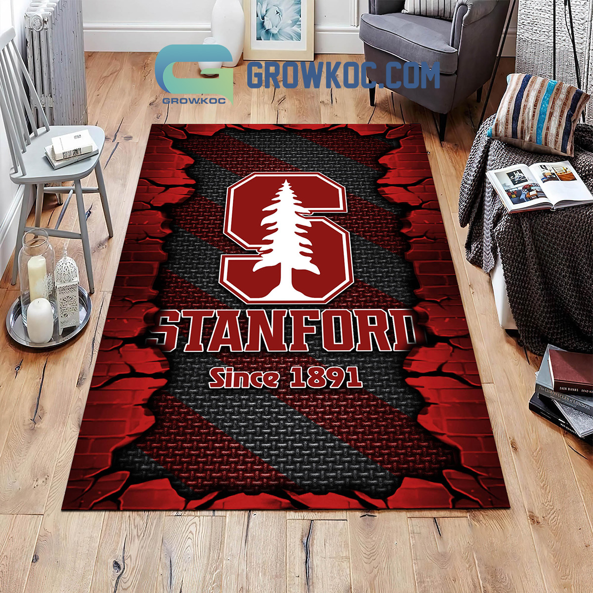 Stanford Cardinal Football Team Living Room Rug2B1 vne7G