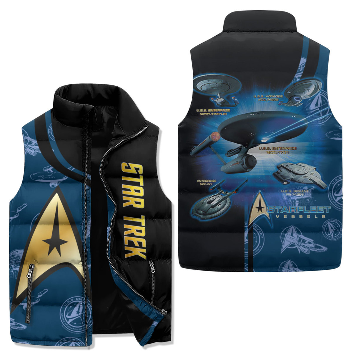 Star Trek Puffer Sleeveless Jacket2B1 FPuBu