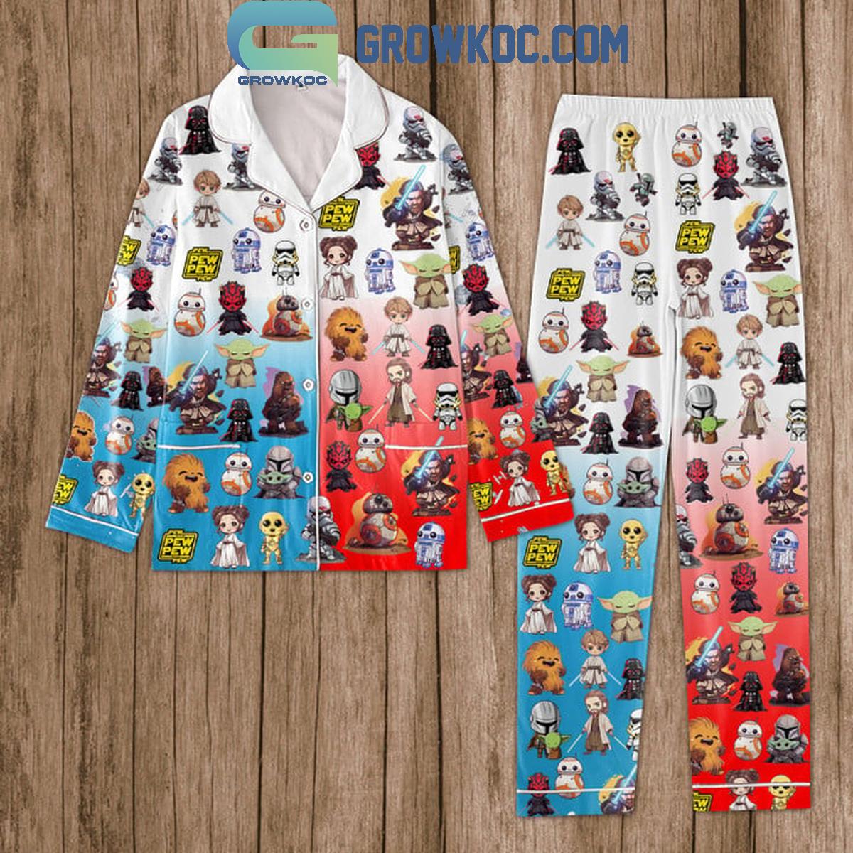 Star Wars May The Force Be With You Polyester Pajamas Set 1 E2GhX