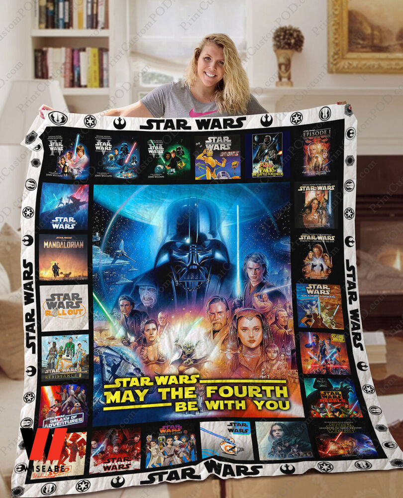 Star Wars May The Force Be With You Quilt Blanket 1158