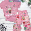 Starbucks Cupid Need Coffee Fleece Pajamas Set Pink2B1 tOJeo