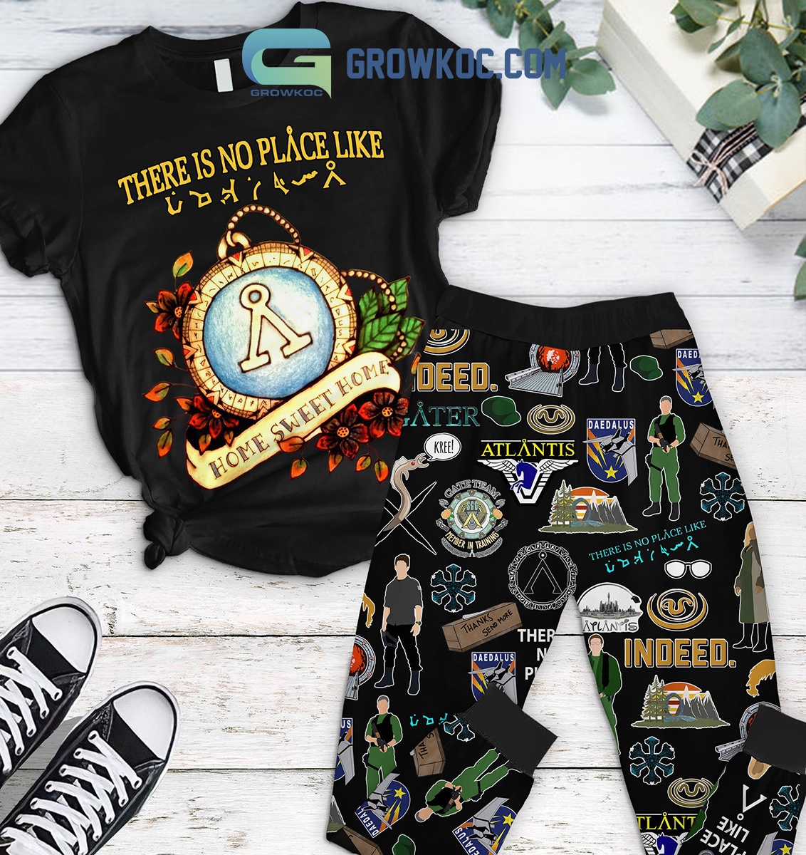 Stargate There Is No Place Like Home Sweet Home Fleece Pajamas Set2B1 7UrNw