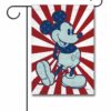 Stars and Stripes Mickey Mouse Garden Flag