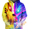 Stay Cozy with Kurama And Susanoo Hoodie 3D for Naruto Fans 0