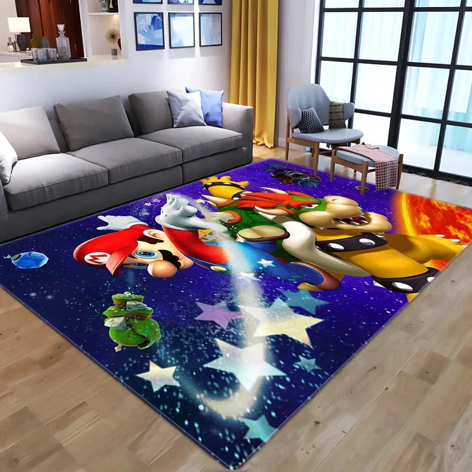 SuperMarioBrosCarpetLivingRoomBedroomSofaMatDoorMatKitchenBathroomRugs 5