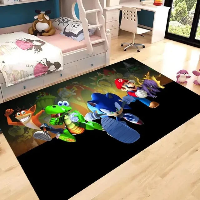 SuperMarioBrosCarpetLivingRoomBedroomSofaMatDoorMatKitchenBathroomRugs 7