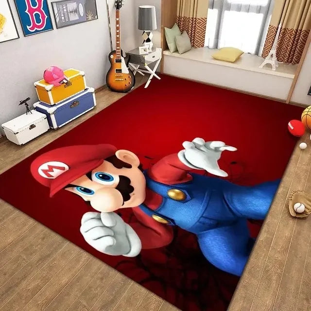 SuperMarioBrosCarpetLivingRoomBedroomSofaMatDoorMatKitchenBathroomRugs 8