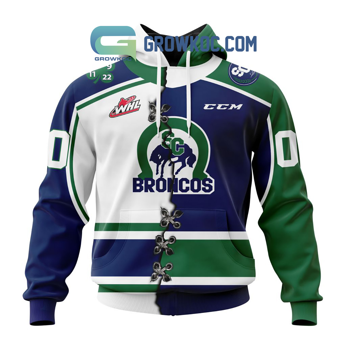 Swift Current Broncos Mix Home And Away Jersey Personalized Hoodie Shirts2B1 6ewxZ