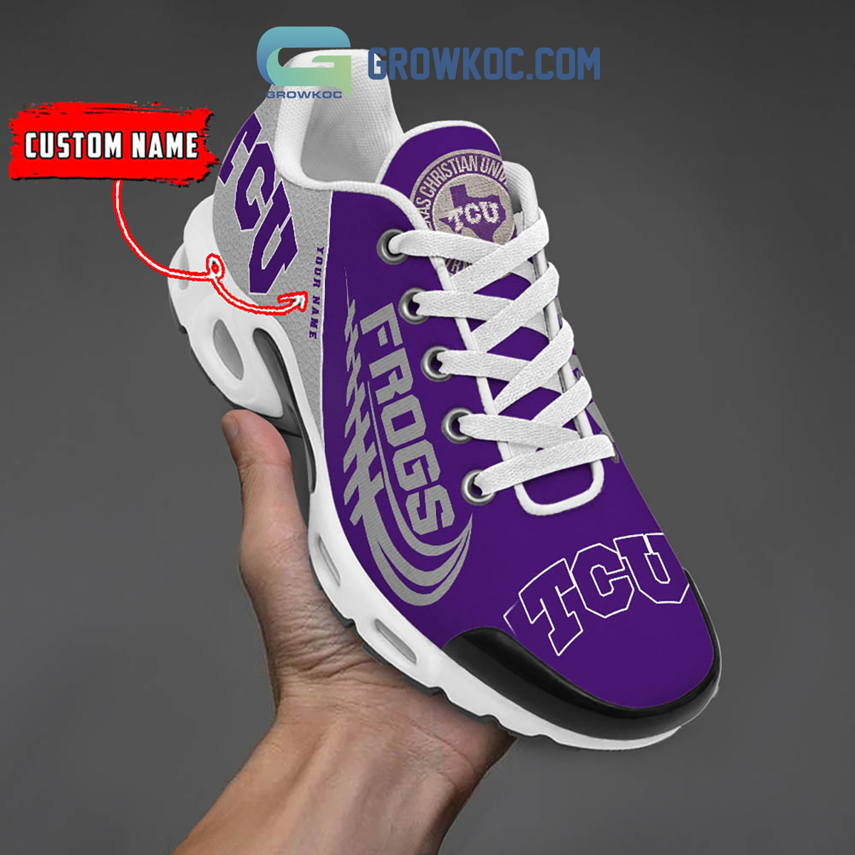 TCU Horned Frogs Personalized TN Shoes2B1 IARlf