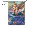 TK2760 The Little Mermaid Thomas Kinkade Disney Garden Flag