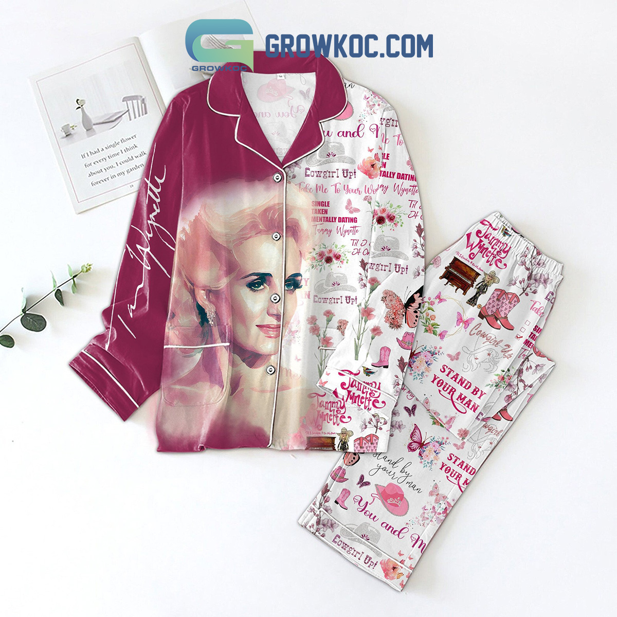 Tammy Wynette Take Me To Your World Pajamas Set2B1 aoQkZ