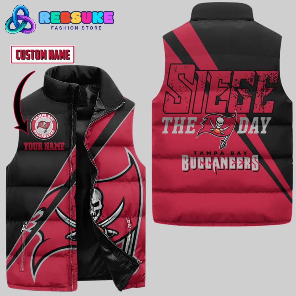 Tampa Bay Buccaneers Siege The Day Customized Cotton Vest 1