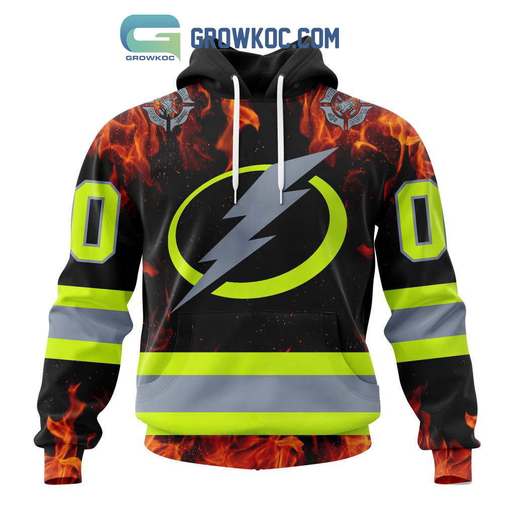 Tampa Bay Lightning Honoring Firefighters Hoodie Shirts2B1 jIC4M