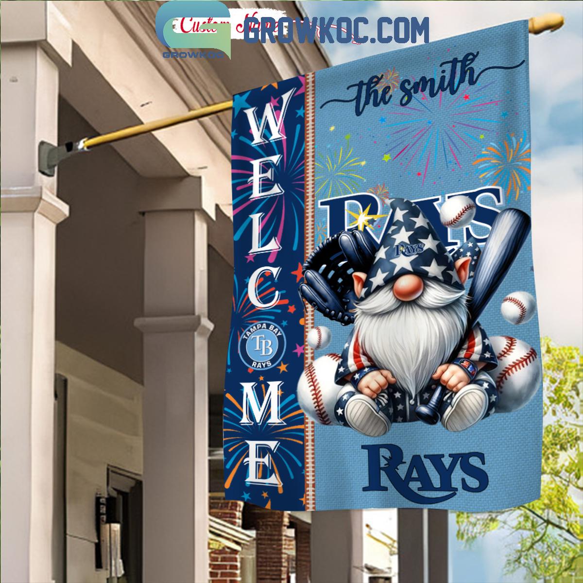 Tampa Bay Rays Happy 4th Of July Patriot Personalized Garden Flag 1 KYo5G