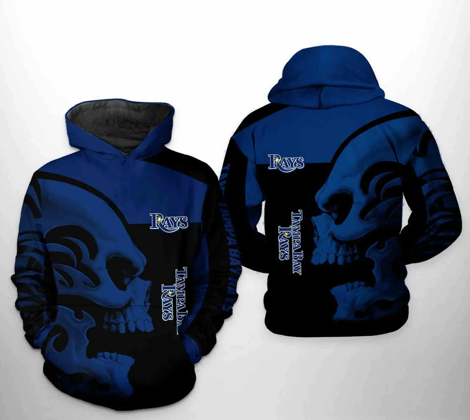 Tampa Bay Rays MLB All Over Print Hoodie 0