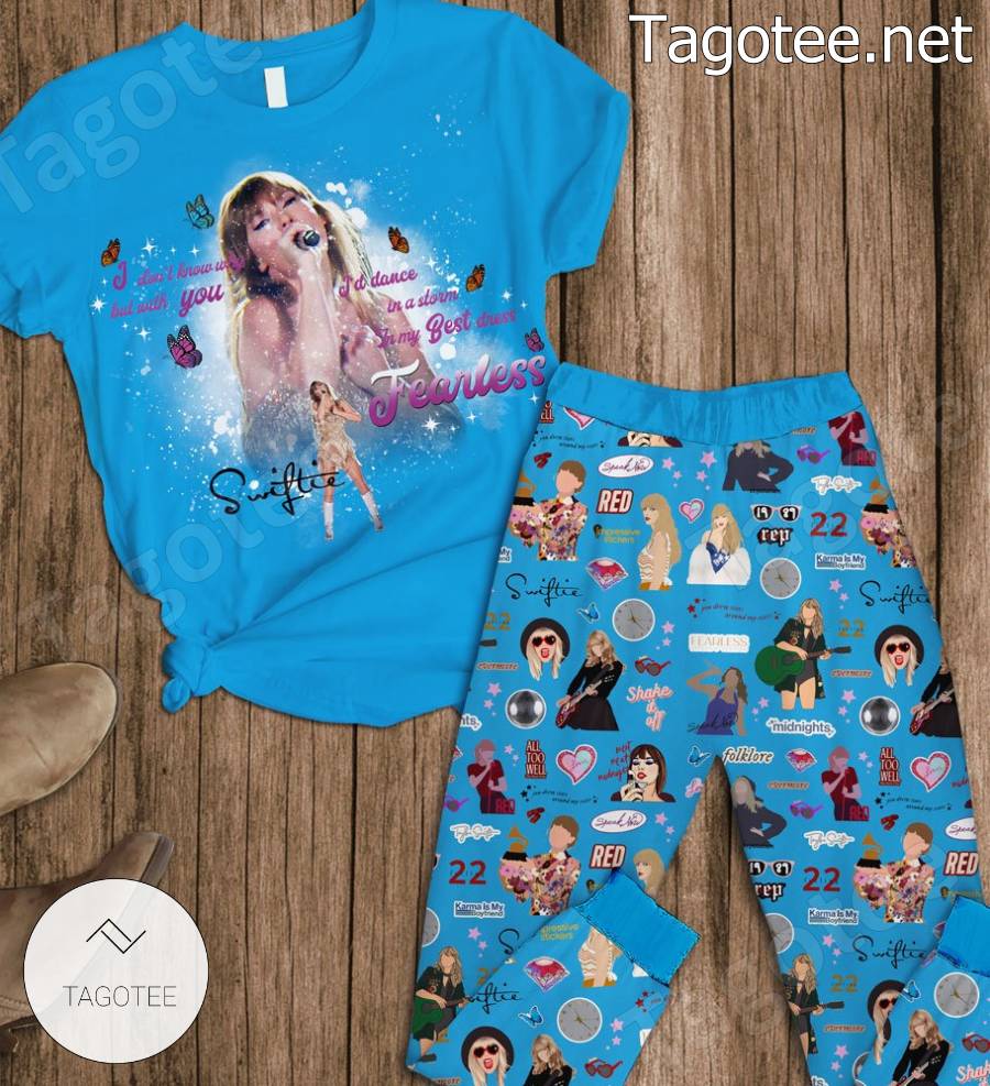 Taylor Swift Fearless Album Pajamas Set