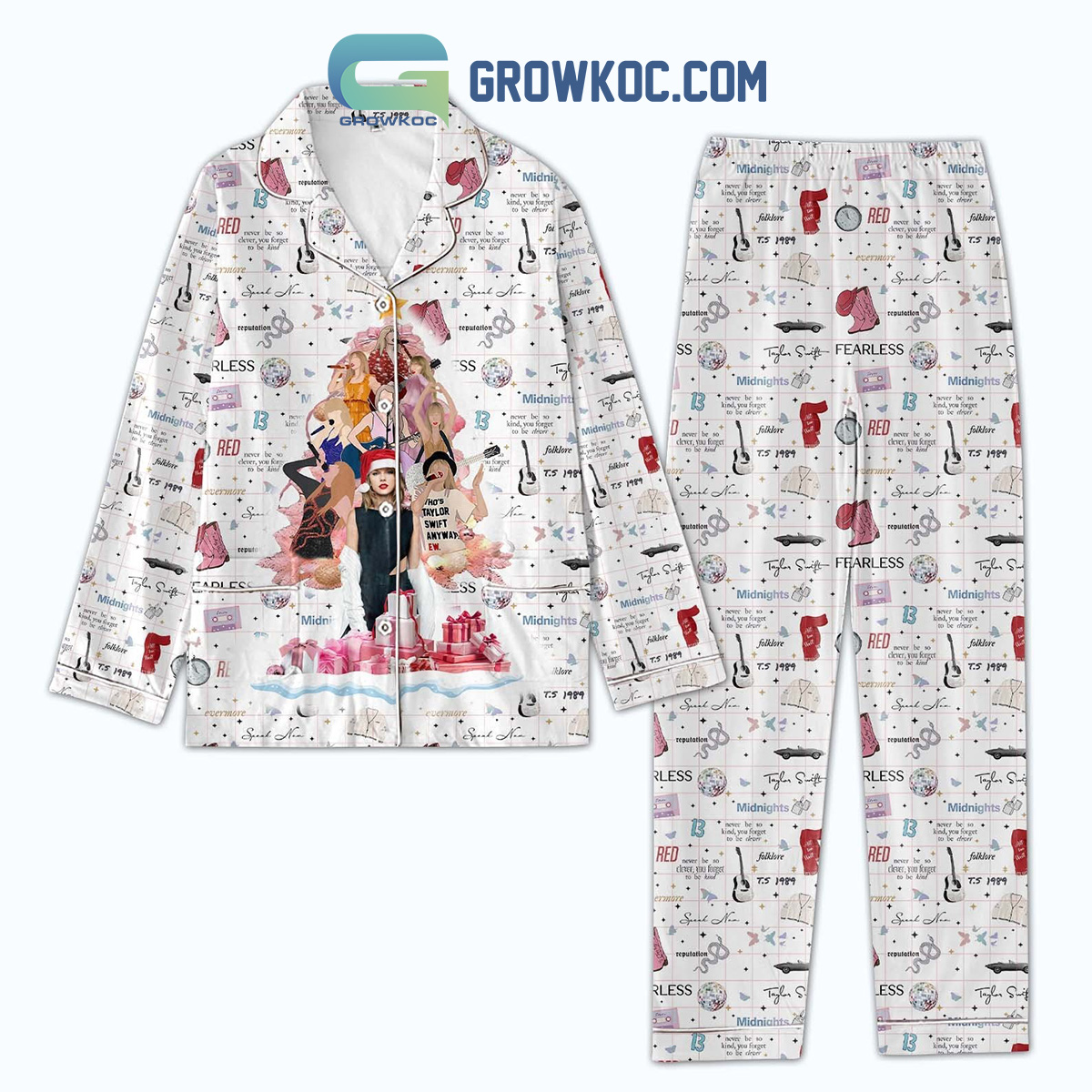 Taylor Swift Mever Be So Kind You Forget To Be Dever Pajamas Set2B1 hbUC6