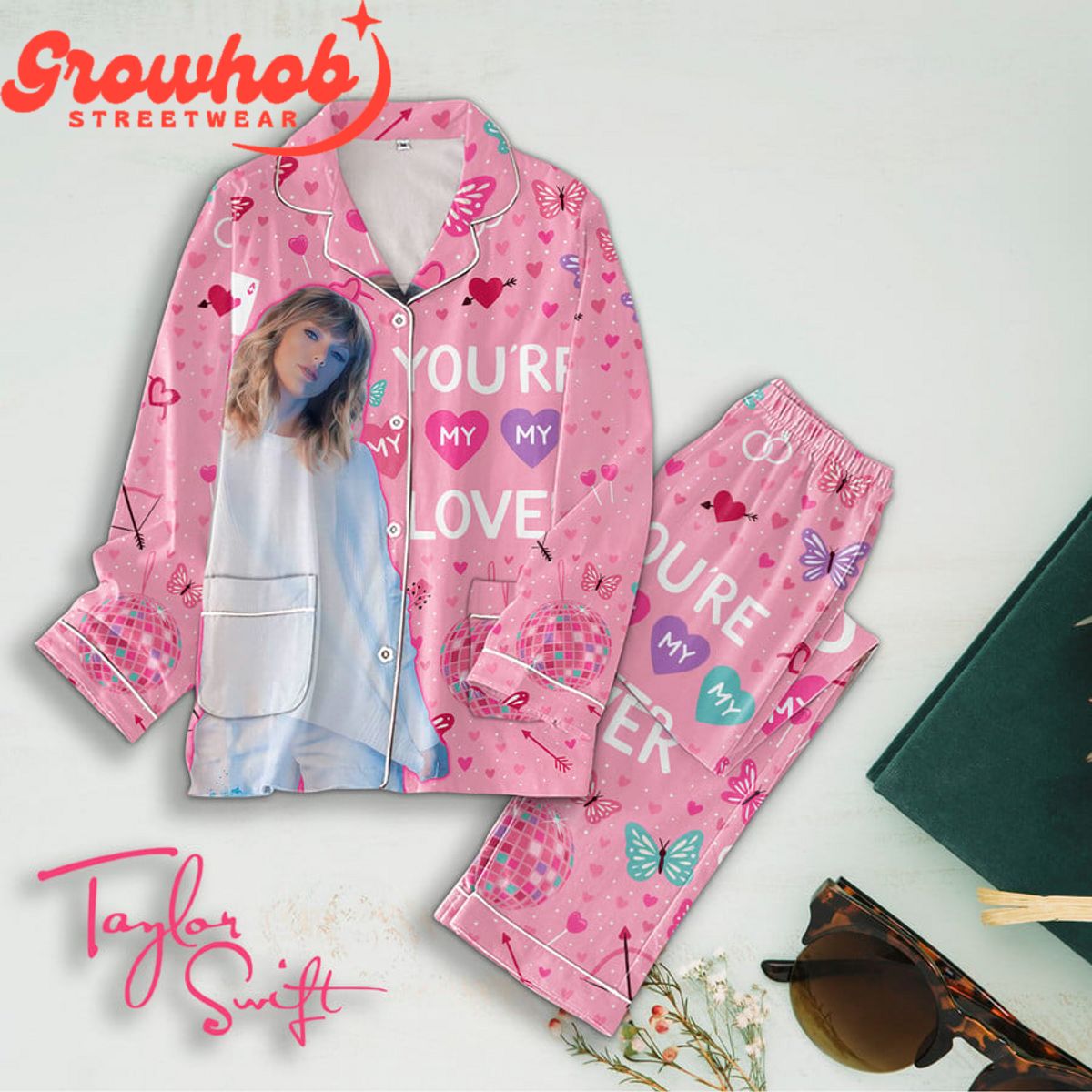 Taylor Swift My Lover Valentine Polyester Pajamas Set 1125c5 0