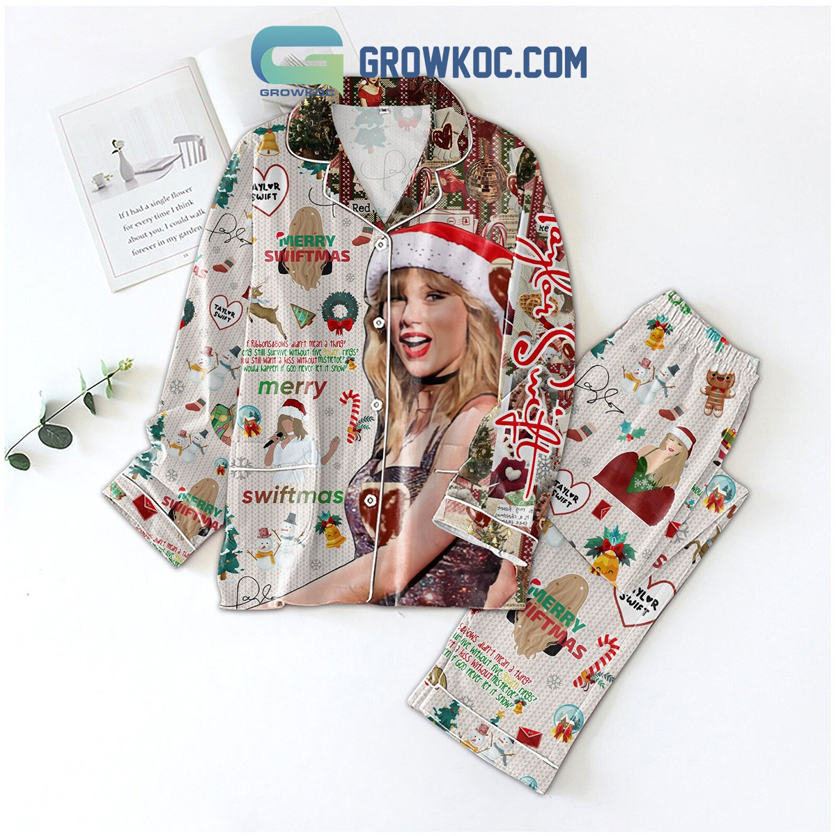 Taylor Swift Xmas Gift For Family Pajamas Set2B1 qTgE5